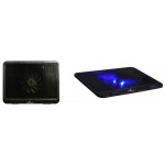 POWERTECH Βάση & ψύξη laptop PT-740 έως 15.6", 125mm fan, LED, μαύρο
